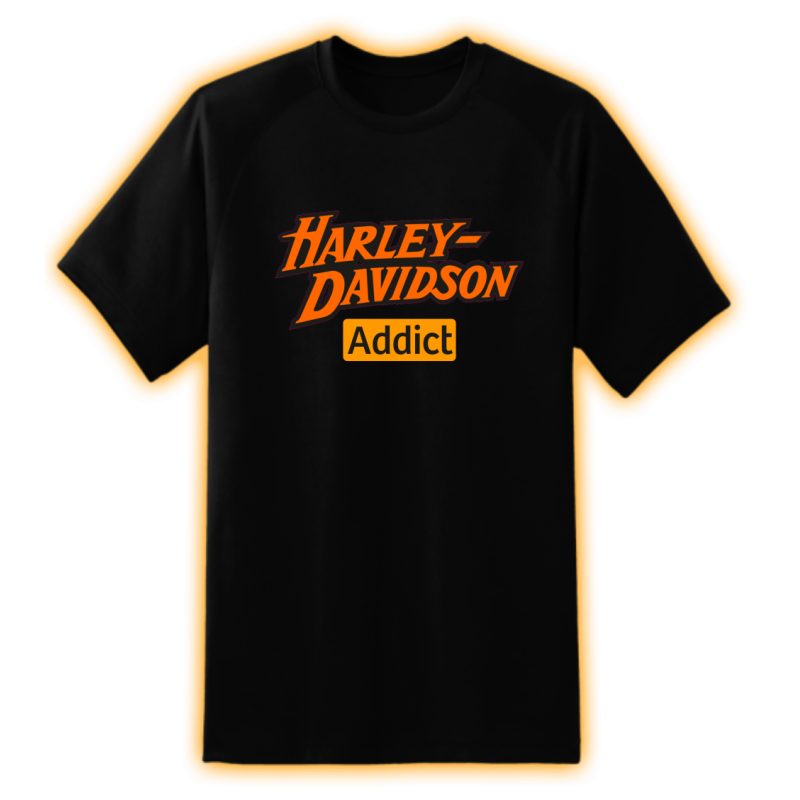 T-shirt Harley Davidson addict