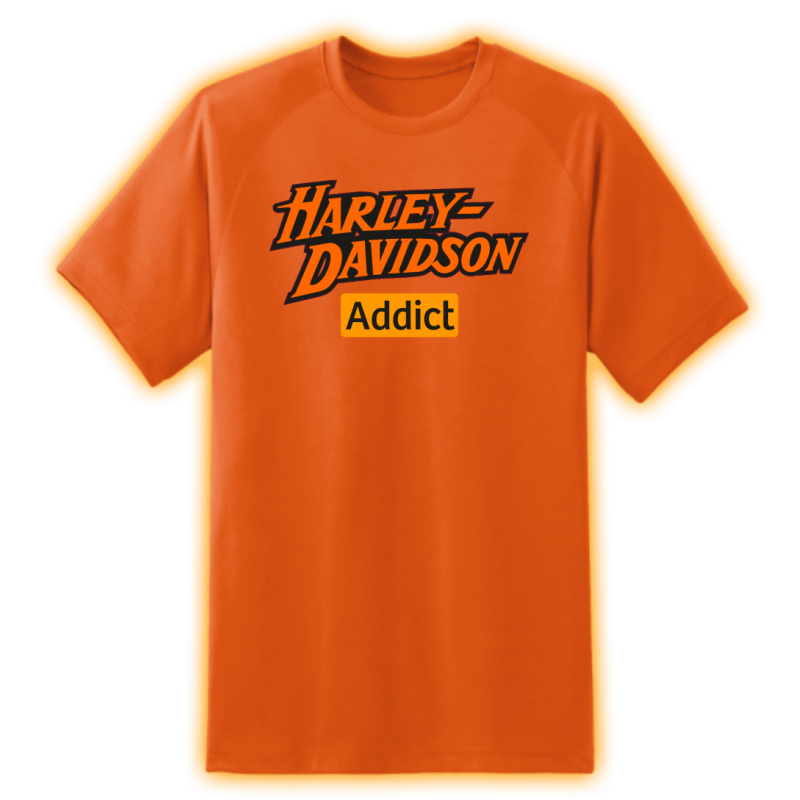 T-shirt Harley Davidson addict