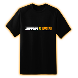 T-shirt Ferrari addict