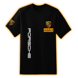 T-shirt Porsche addict